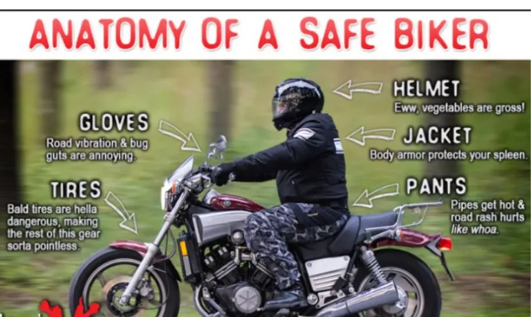 CAUTION WHILE RIDING MOTORCYCLES